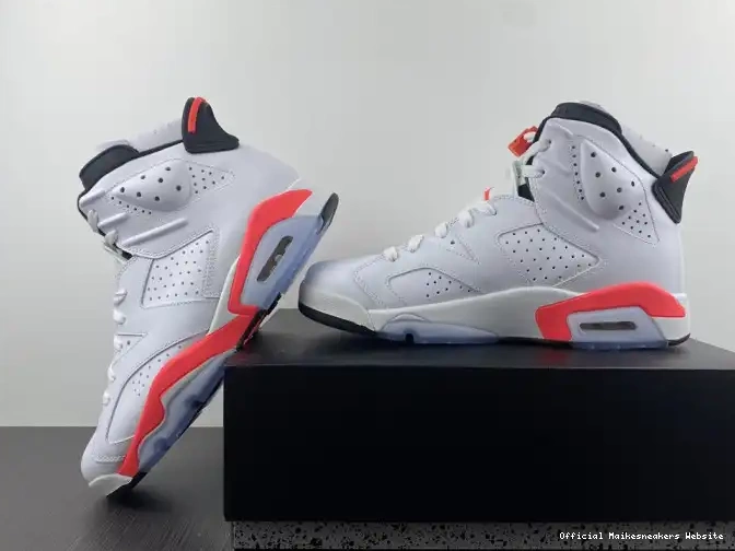Official Maikesneakers 6 384664-123 (2014) White Jordan Infrared Retro 0605